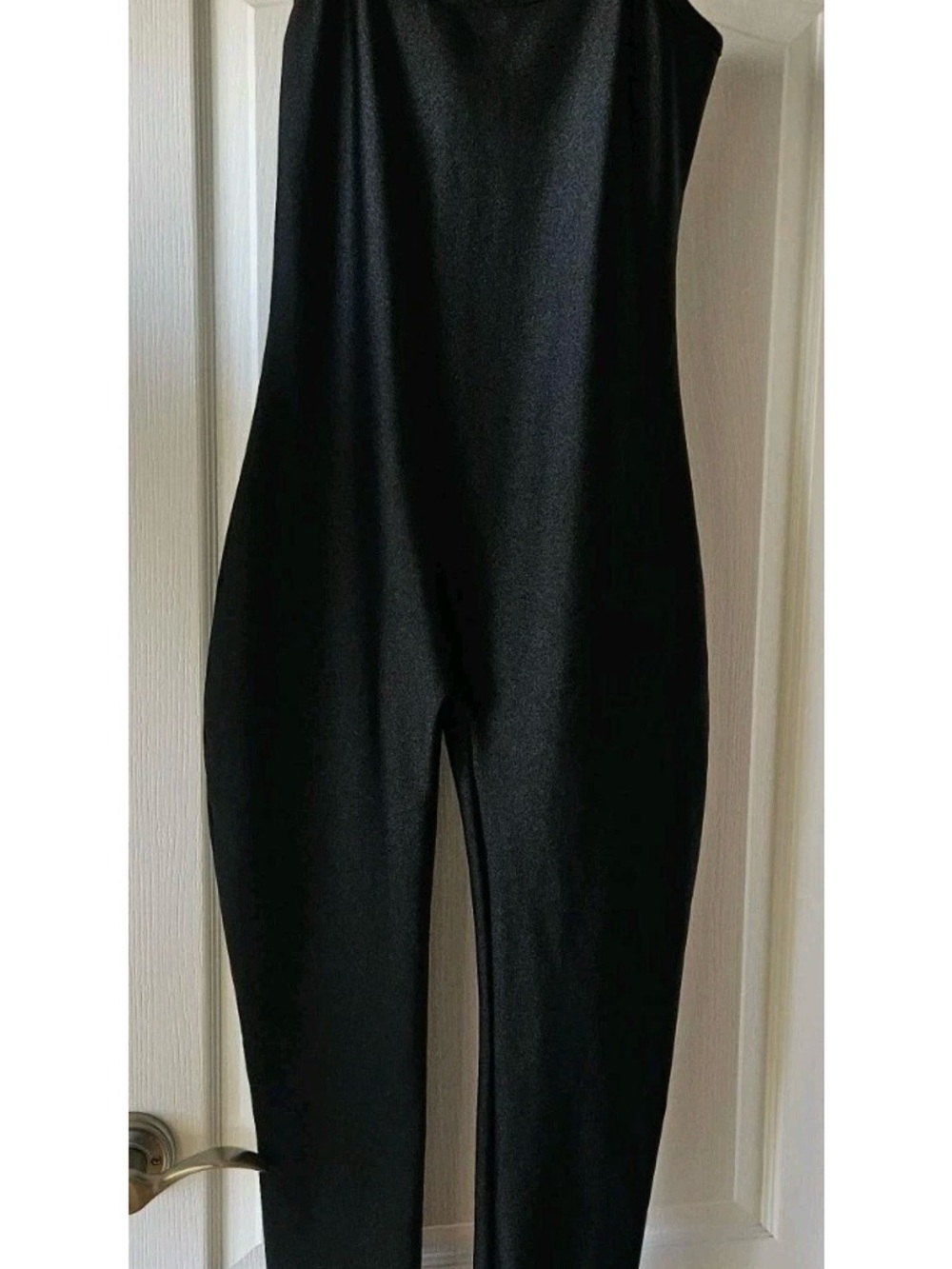 Good American High Shine Black Catsuit Unitard Size 2 ( Medium)